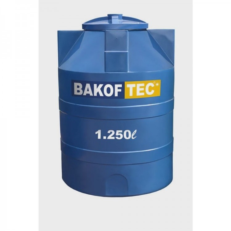 Caixa D'Água Tanque Polietileno 1250L Bakof Tec