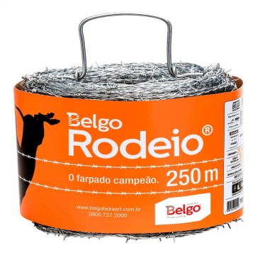 Arame Farpado 1,60mm - 250 Metros - Rodeio - Belgo Bekaert