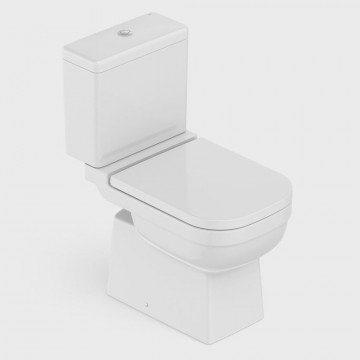 Kit Vaso Sanitário com Caixa Acoplada e Assento Soft Close Elite Celite
