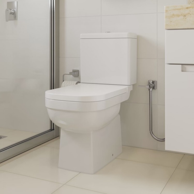 Kit Vaso Sanitário com Caixa Acoplada e Assento Soft Close Elite Celite