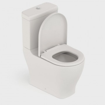 Kit Vaso Sanitário com Caixa Acoplada e Assento Soft Close Slim Celite