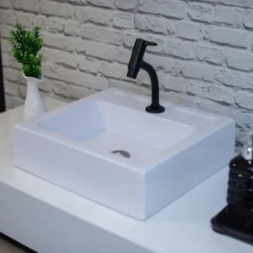 Cuba De Fixar Modena 35cm Branco Corso