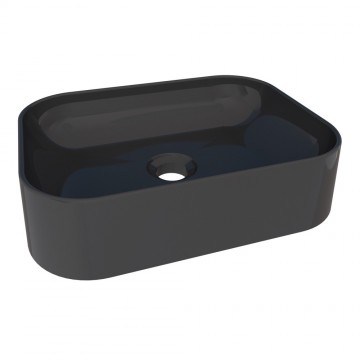 Cuba Pia Para Banheiro Lavabo Preto Sobrepor Luna Cozimax