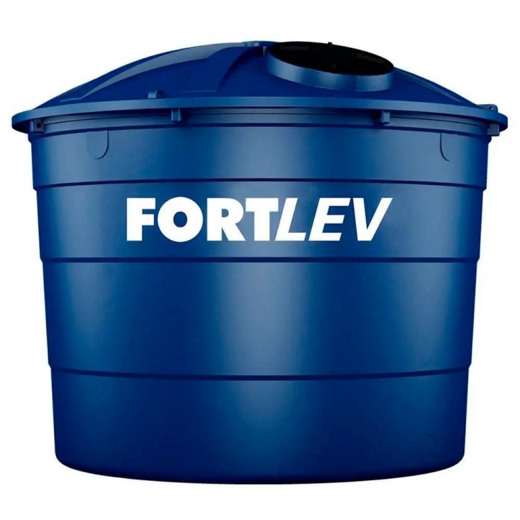 Caixa d'água Polietileno 7.500L Azul Fortlev