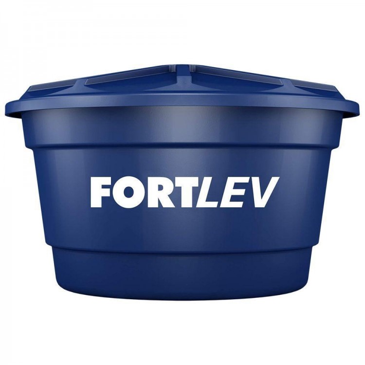 Caixa De Polietileno Com Tampa Fortlev Capacidade 500 Litros