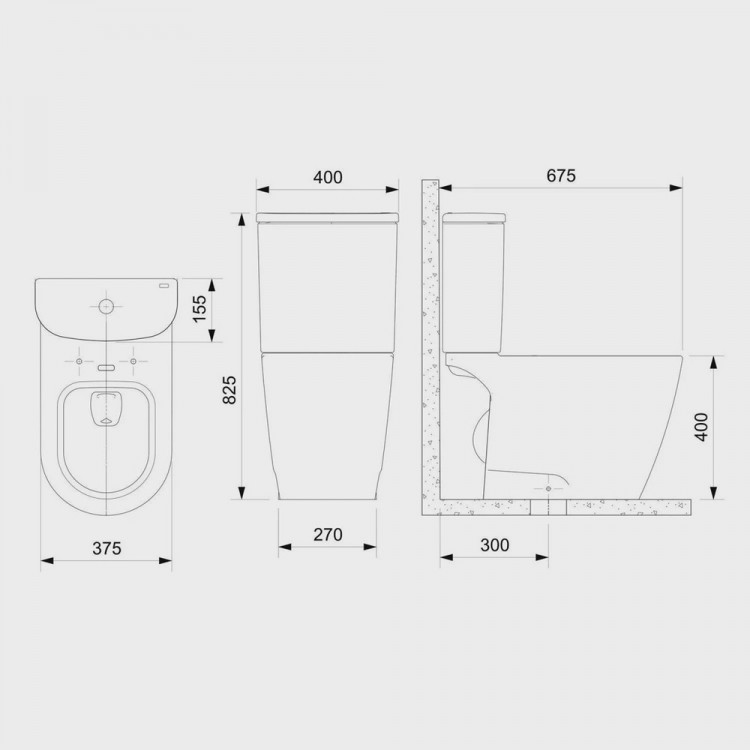 Kit Vaso Sanitário com Caixa Acoplada e Assento Soft Close Neo Incepa