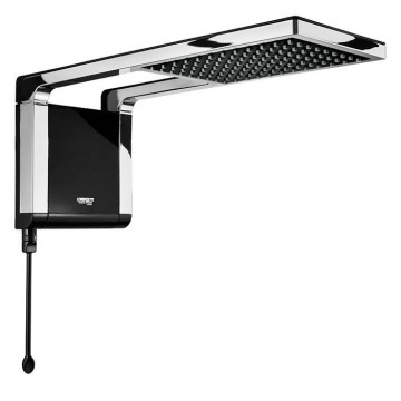 Chuveiro Lorenzetti Acqua Storm Ultra Preto e Cromado 220V 7800W