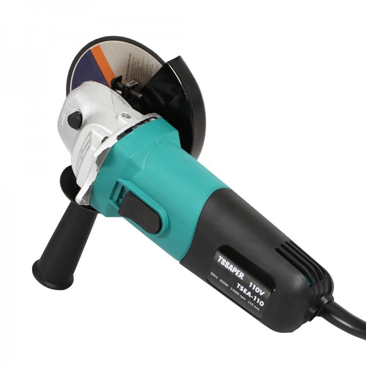 Esmerilhadeira Lixadeira Angular 820w 115mm 4.1/2 11000rpm Tssaper modelo tsea
