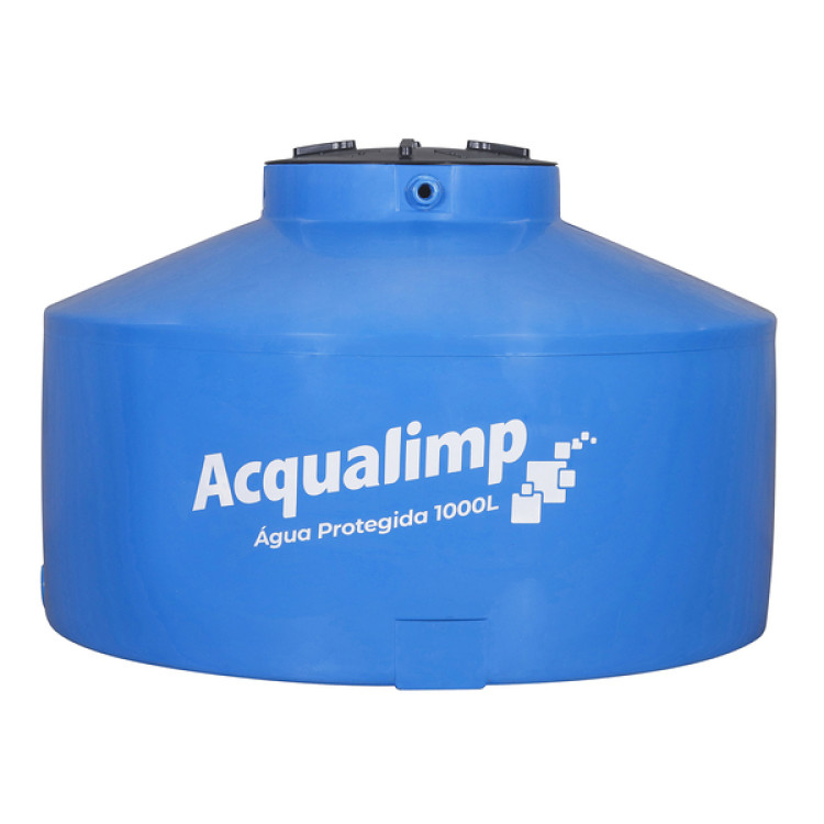Caixa d'Água 1.000L em Polietileno Água Protegida Acqualimp Caixa d'Água 1.000L em Polietileno Água Protegida Acqualimp