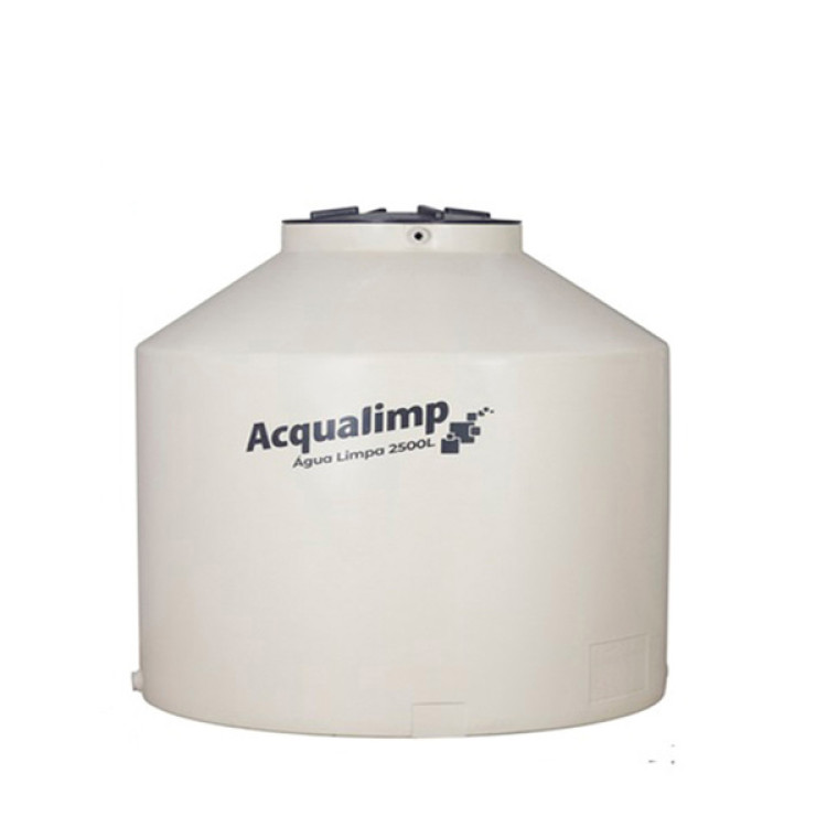 Caixa d'Água 2.500L em Polietileno Água Limpa Acqualimp Caixa d'Água 2.500L em Polietileno Água Limpa Acqualimp