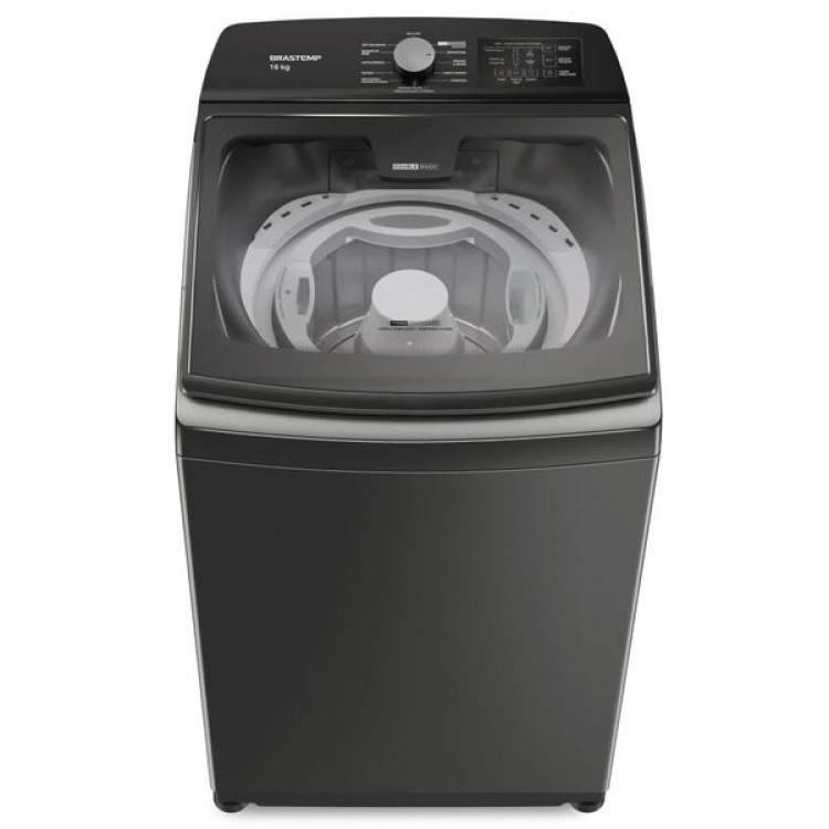 Máquina De Lavar Brastemp 16kg Titânio Com Tecnologia Double Wash E Ciclo Tira Manchas Advanced-bwd16a9 110v