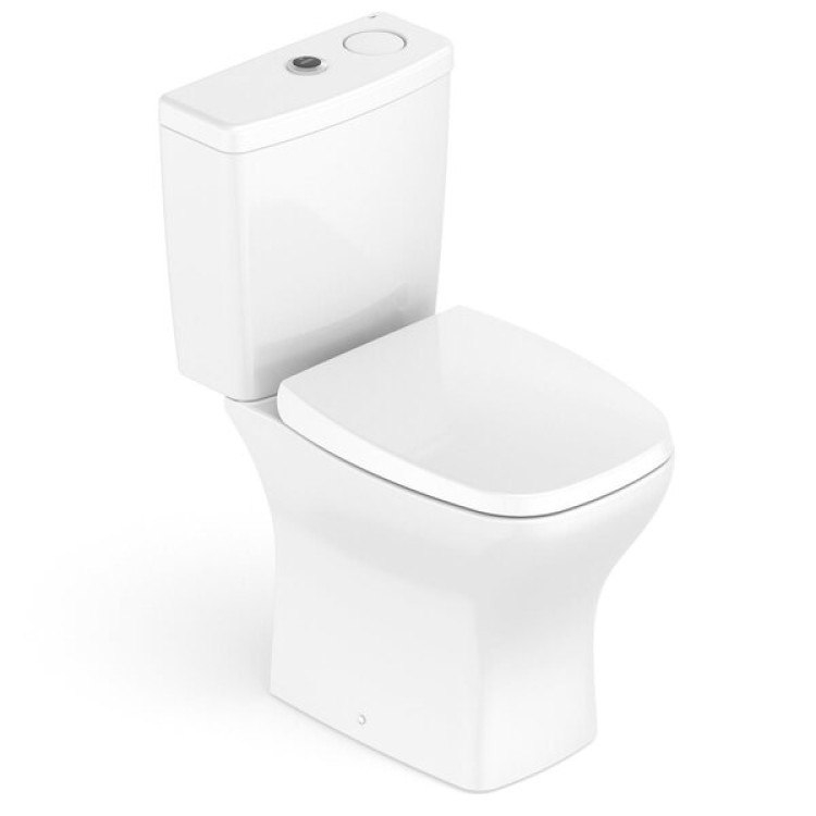 Kit Vaso Sanitário Rimless Com Caixa Acoplada Touchless Smart Clean® Harpic E Assento Soft Close Vip Celite Branco Kit Vaso Sanitário Rimless Com Caixa Acoplada Touchless Smart Clean® Harpic E Assento Soft Close Vip Celite Branco