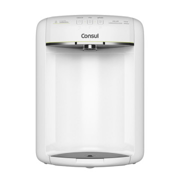 Purificador de Água Consul Gelada Fria e Natural com Compressor CPB36ABANA Branco 127V (110V) Purificador de Água Consul Gelada Fria e Natural com Compressor CPB36ABANA Branco 127V (110V)