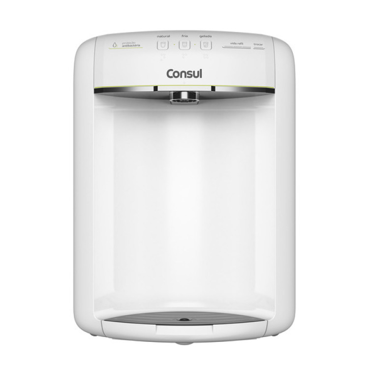 Purificador de Água Consul Gelada Fria e Natural com Compressor CPB36ABANA Branco 127V (110V)