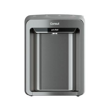 Purificador de Água Consul Gelada Fria e Natural com Refrigeração Eletrônica CPB33AF Cinza Bivolt Purificador de Água Consul Gelada Fria e Natural com Refrigeração Eletrônica CPB33AF Cinza Bivolt