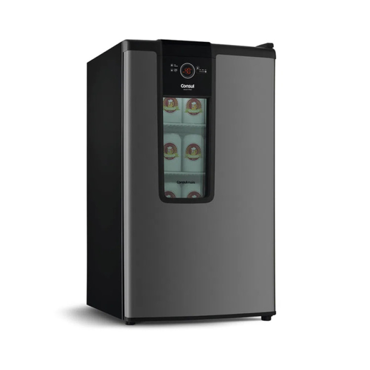 Cervejeira Consul 82L Titanium com Display na Porta e Controle de Temperatura CZD12AT 220V