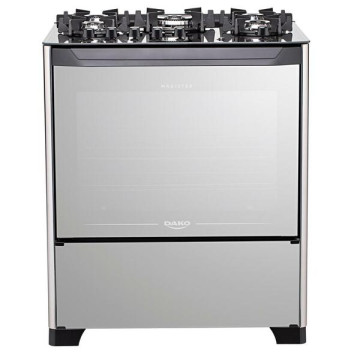 Fogão 5 Bocas Dako Magister Style Com Mesa De Vidro E Tripla Chama - Bivolt Fogão 5 Bocas Dako Magister Style Com Mesa De Vidro E Tripla Chama - Bivolt