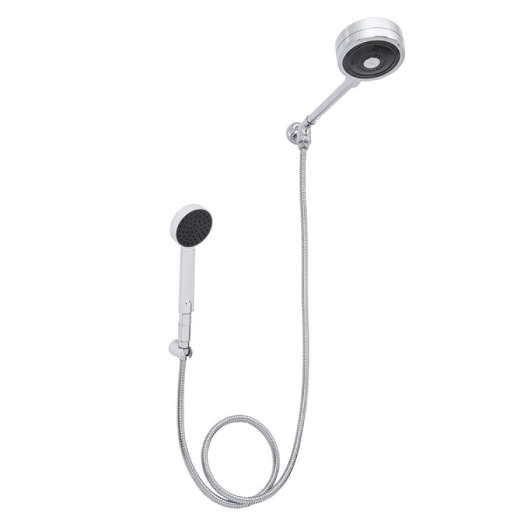 Ducha com Chuveirinho Redonda TechnoShower Cromado Docol Ducha com Chuveirinho Redonda TechnoShower Cromado Docol