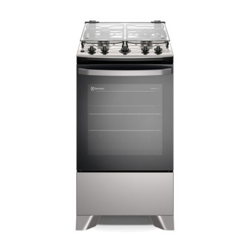 Fogão 4 Bocas Electrolux Prata Efficient Com Mesa Inox Perfectcook E Vaporbake (fe4is) Bivolt Fogão 4 Bocas Electrolux Prata Efficient Com Mesa Inox Perfectcook E Vaporbake (fe4is) Bivolt