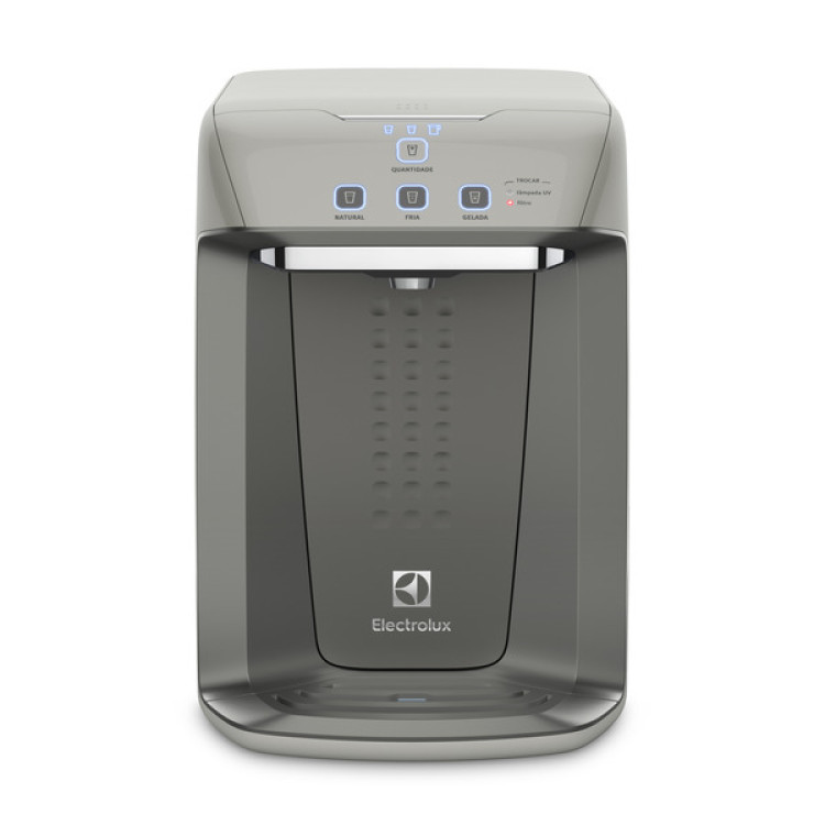 Purificador de Água Electrolux Gelada Fria e Natural com Luz UV PA31G Prata Bivolt