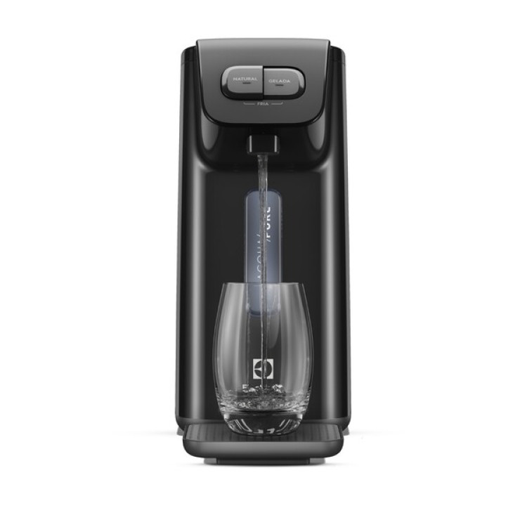 Purificador de Água Electrolux Gelada Fria e Natural Efficient Eletrônico PE15P Preto Bivolt