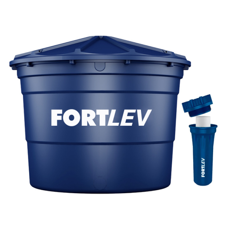 Caixa D'água Polietileno 5.000l Fortlev + Filtro Para Caixa D'água Caixa D'água Polietileno 5.000l Fortlev + Filtro Para Caixa D'água
