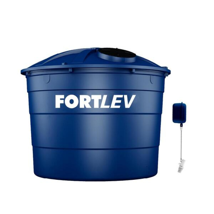 Caixa D'água Polietileno 7.500l Fortlev + Válvula Boia Caixa D'água Polietileno 7.500l Fortlev + Válvula Boia