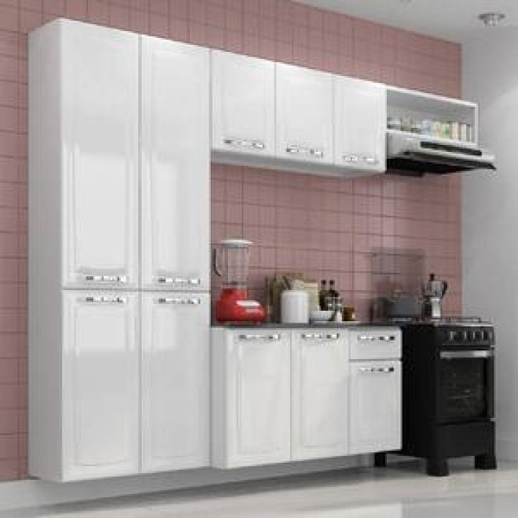 Cozinha Itatiaia Compacta Em Aço Amanda 2023 4 Peças Branca