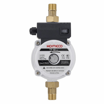 Pressurizador para Aquecedor de Água a Gás 220V TP40 G4 Komeco Pressurizador para Aquecedor de Água a Gás 220V TP40 G4 Komeco