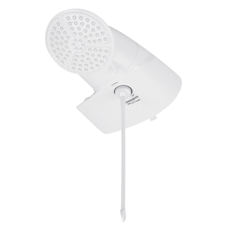 Chuveiro Elétrico Eletrônico 220V 7500w Branco Redondo com Pressurizador Top Jet Lorenzetti Chuveiro Elétrico Eletrônico 220V 7500w Branco Redondo com Pressurizador Top Jet Lorenzetti