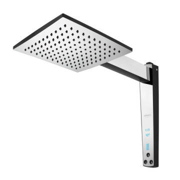 Chuveiro Digital 220V 6800W Century Preto e Cromado Lorenzetti Chuveiro Digital 220V 6800W Century Preto e Cromado Lorenzetti