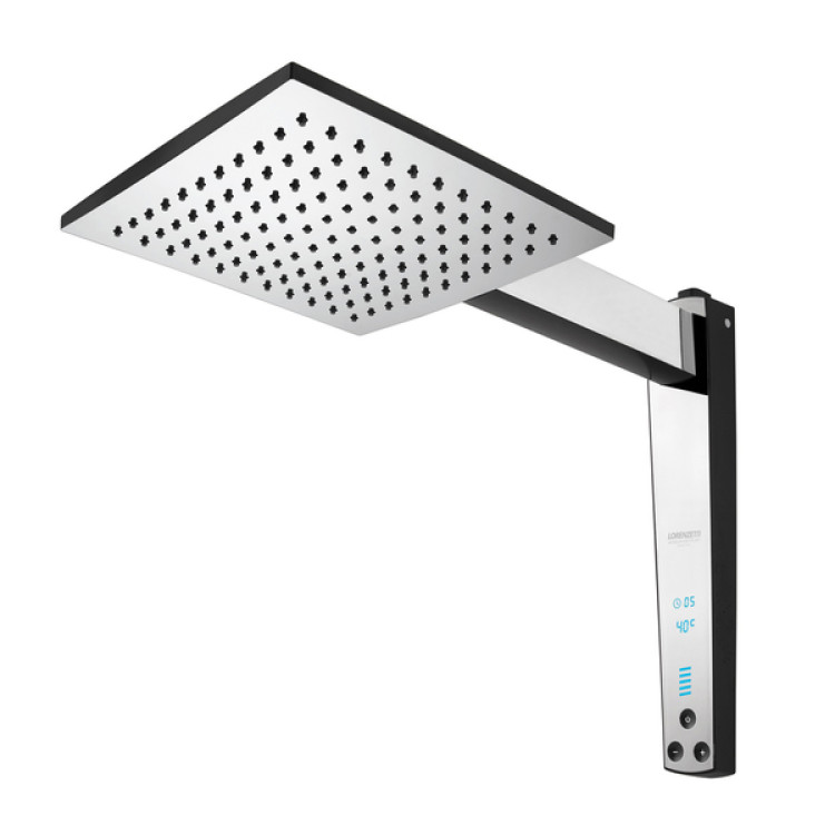 Chuveiro Digital 220V 6800W Century Preto e Cromado Lorenzetti Chuveiro Digital 220V 6800W Century Preto e Cromado Lorenzetti