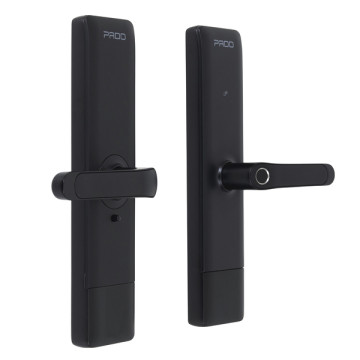 Fechadura Pado de Biometria Cartão Senha Chave Bluetooth e Wi-Fi FDE-600W Resistente à Água Preta de Embutir Fechadura Pado de Biometria Cartão Senha Chave Bluetooth e Wi-Fi FDE-600W Resistente à Água Preta de Embutir