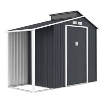 Depósito para Jardim Parcks Metal Cinza Plicosa