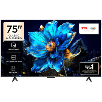 Smart Tv 75 Tcl, 4k Uhd, Qled, Google Tv - 75p7k Smart Tv 75 Tcl, 4k Uhd, Qled, Google Tv - 75p7k