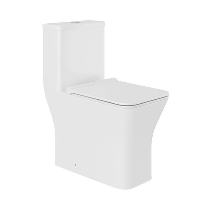 Vaso Sanitário Monobloco Cerâmica Modelo Flumen - VAB0034 Vaso Sanitário Monobloco Cerâmica Modelo Flumen - VAB0034