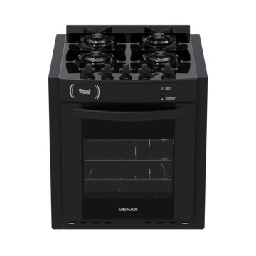 Fogao De Embutir 4 Bocas Venax Gaudi Prisma Vitreo Bl Preto Gas Glp Fogao De Embutir 4 Bocas Venax Gaudi Prisma Vitreo Bl Preto Gas Glp